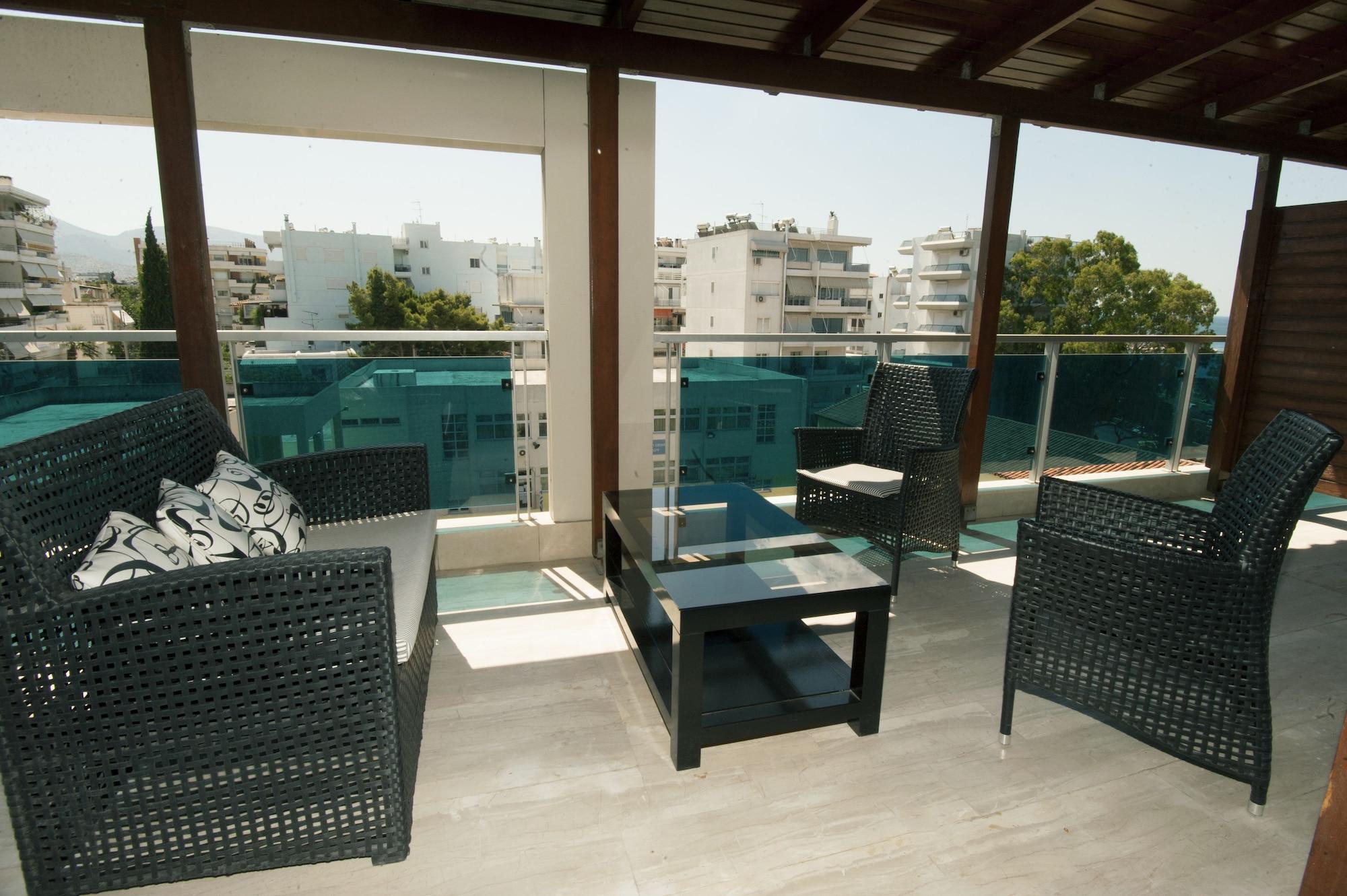 Nefeli Hotel Alimos Bagian luar foto
